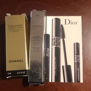 Bundle of Chanel concentrate and Dior mascara